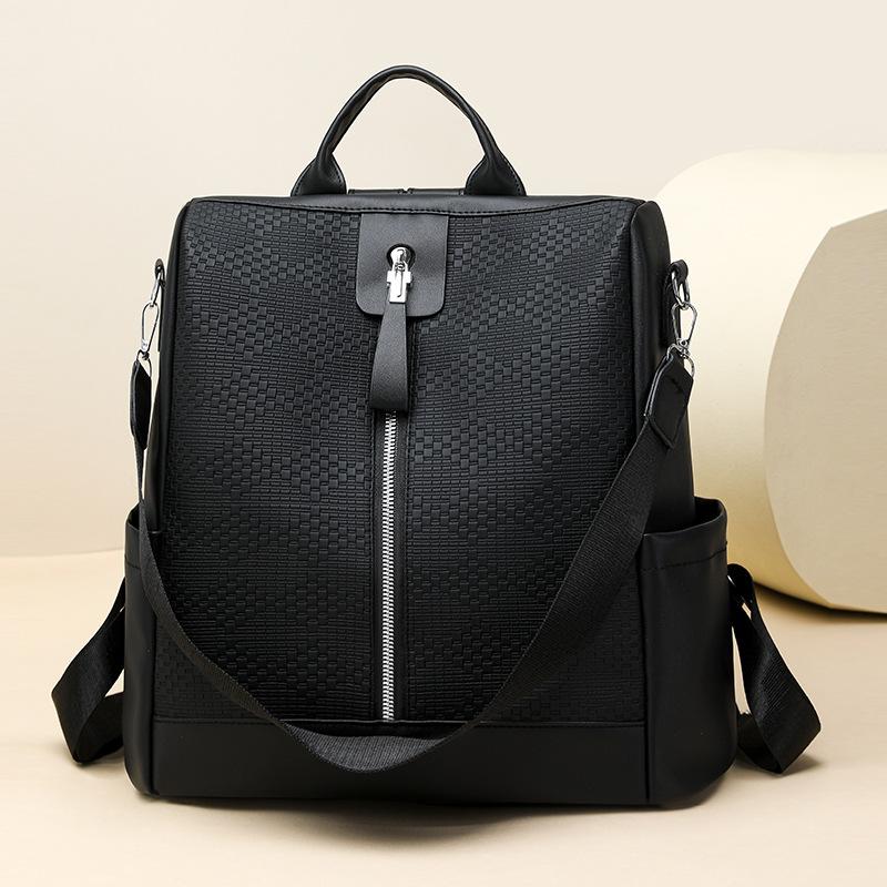 Fashionable Ladies' Casual Travel Backpack Lightweight and Large-capacity Student Schoolbag