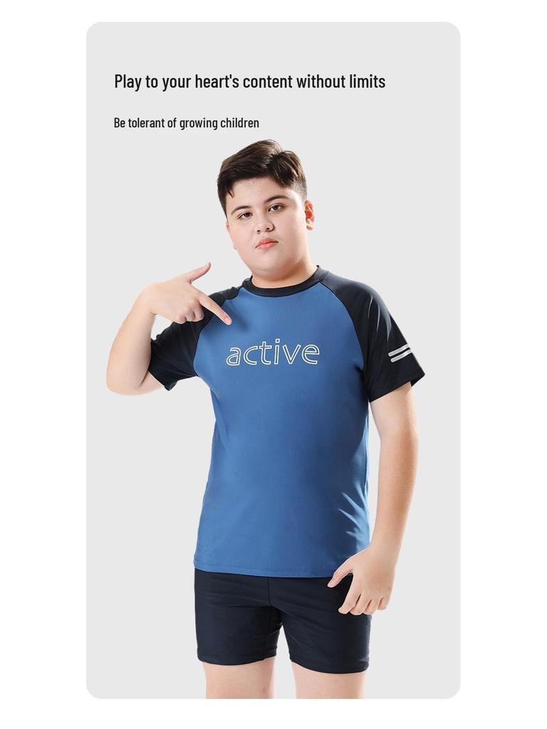 Chlapecká dvoudílná plavková souprava nadměrné velikosti - Dospívající plavky