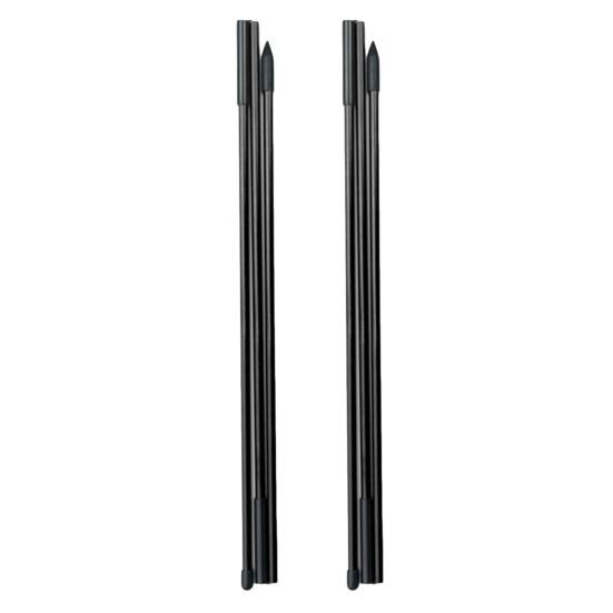2Pcs Golf Alignment Rod 3 Section Collapsible Aiming Swing Putting Training Aid Direction Indicator Fiberglass Golf Alignment Stick Golf Accessories