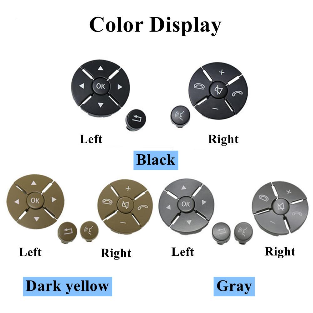 Car Multi-Function Steering Wheel Switch Control Button Trim Cover For Mercedes-Benz S CL Class W221 W216 S300 320 S400 S450