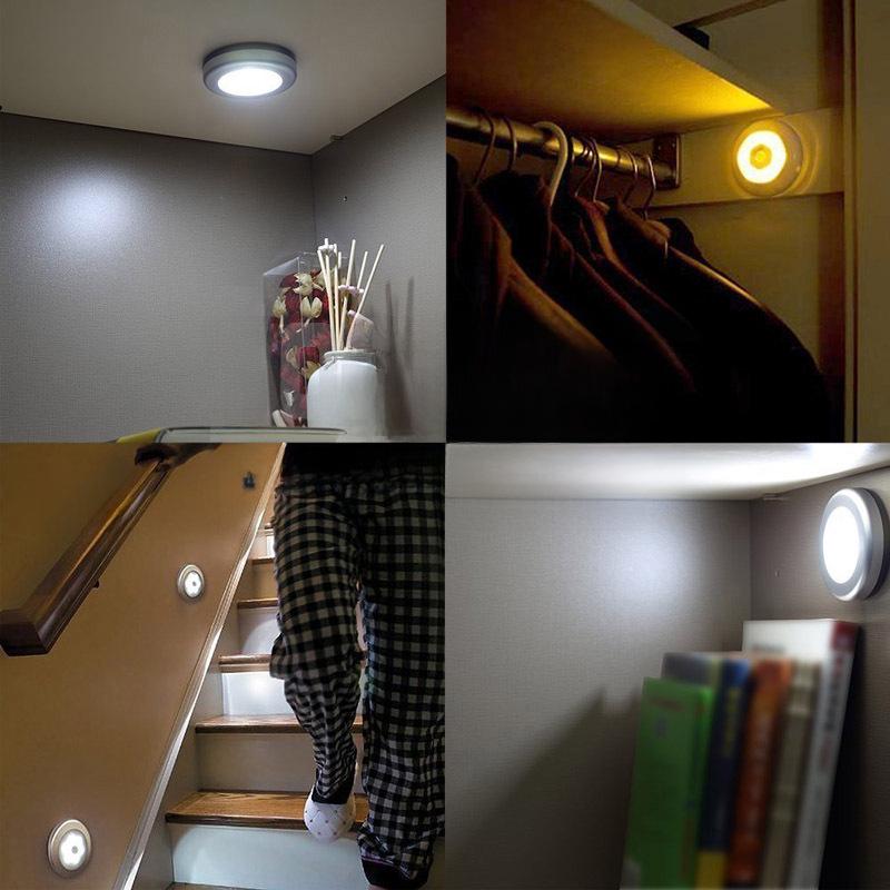 Smart Home Infrared Motion Sensor Night Light for Cabinets and Corridors