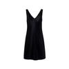 Lanzia Black V-Neck Strappy Dress