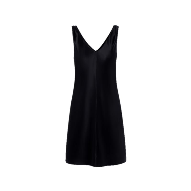 

Lanzia Black V-Neck Strappy Dress M