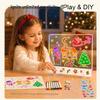 Rechargeable Luminous Acrylic Graffiti Drawing Board - Erasable Artboard for Birthday & Christmas Gifts