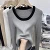 Tops for Women Long Sleeve Shirts Winter Oversize Fleece Thickened Casual Cotton Shirt Loose Blouse Pullover Tops