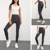 Ircolv WoMen S High waiSt WarM Fleece Yoga leggingS Dark Grey Size M