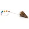 Orgonite Dowsing Pendulum - Tiger's Eye Chakra