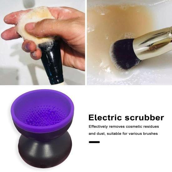 

Yousheng Electric Brush Cleaner Machine Портативный Простой в Эксплуатации Подарочный Автоматический Электрический Скруббер Для Женщин фиолетовый