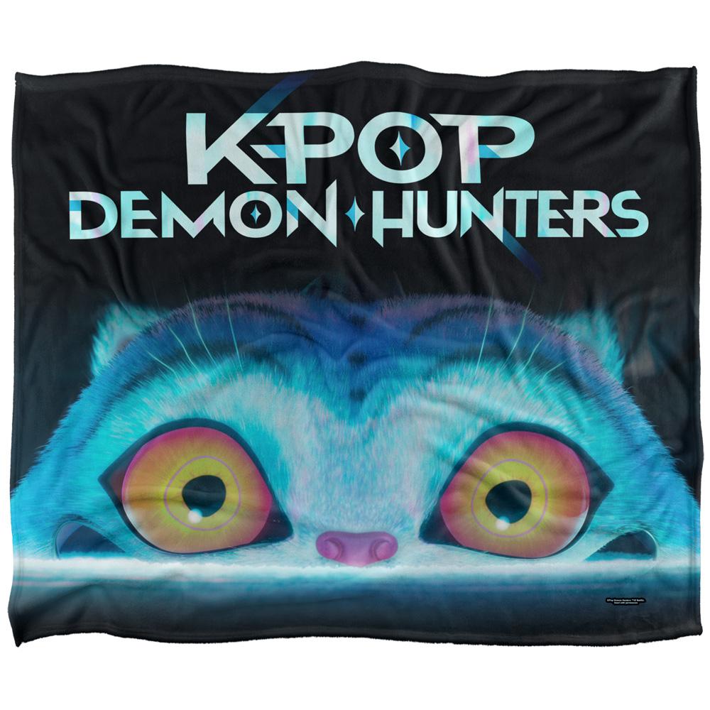 K-Pop Demon Hunters Fleece Derpy Tiger Supersoft Throw