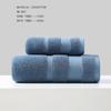 Battilo Cotton Bath Towel Soft Absorbent Face Hand Towels Luxury Hotel Spa Bathroom Towel Solid Beach Towel 2Pcs Bath Towel Set