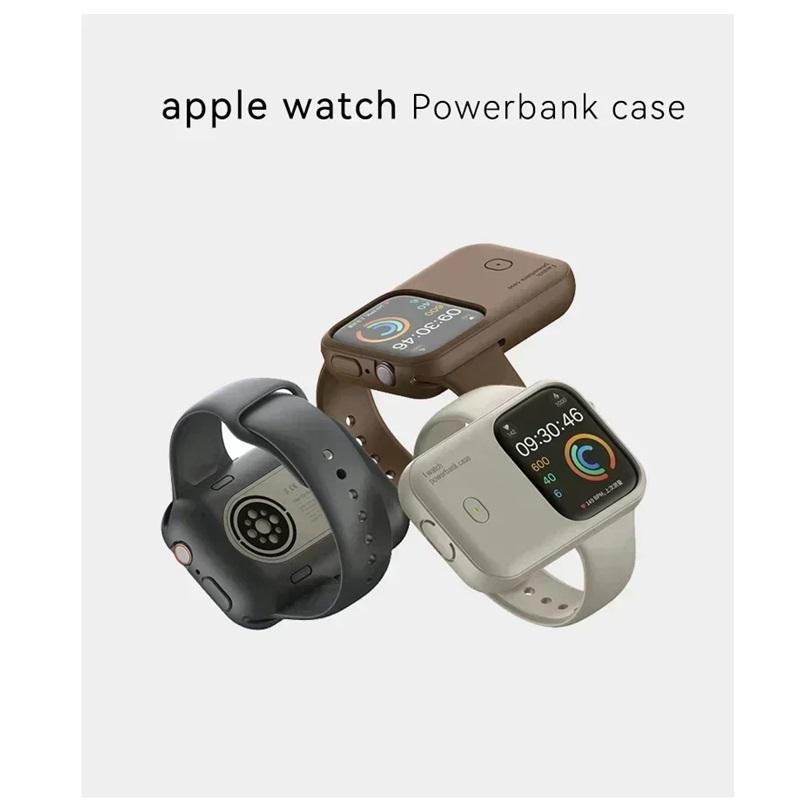 Portable Wireless Charger 1200mAh Spare Battery Powerbank Device For Apple Watch8 7 6 5 4 SE Ultra for iWatch Fast Charging case