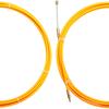 6mm 5M-30M Fiberglass Electric Cable Push Pullers Duct Fish Tape Wall Wire Lead Electrician Wiring Installation Aid Tool
