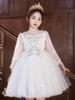 Girls' Luxury Tulle Dress for Piano Shows & Flower Girl Events