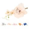 5 Pcs Groom Boutonniere Elegant Men Wedding Flower Lifelike Permanent Reusable Artificial Brooch Flo