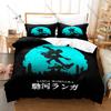 Sk8 The Infinity Printed Bedding Set, Duvet Cover plus 2 Pillowcases, Sport Anime Style Soft Microfiber Home Textiles