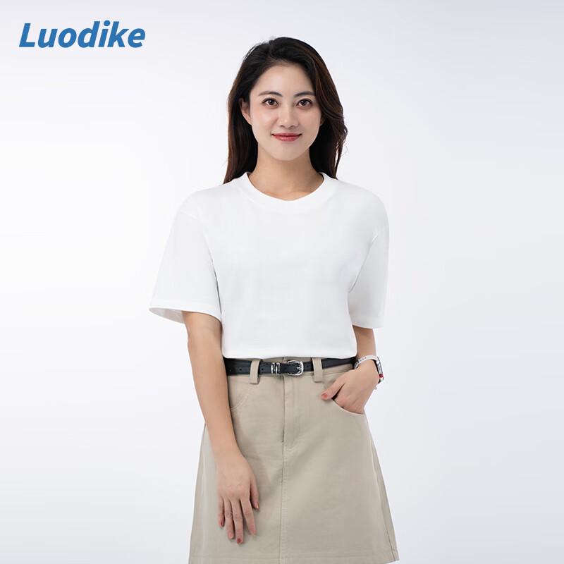 Luodike Unisex Pure Cotton Short Sleeve T-Shirt A53VFT1114