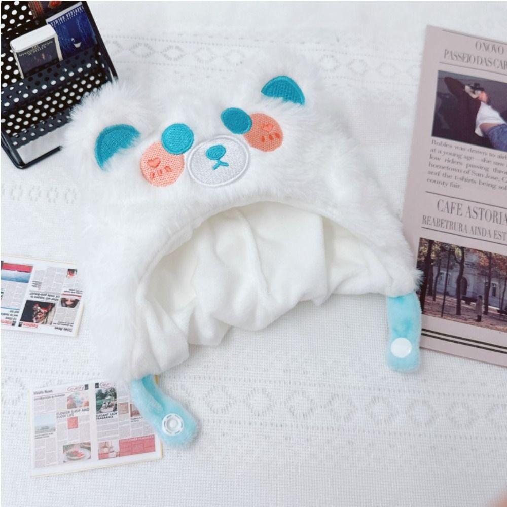 Cute Doll Hat Rabbit Ears Doll Hat Cat Ears Bread Clothes Doll Clothes Set Endless Cream Series Outfit Acssories 10cm Doll