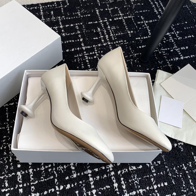 High Heels Women Sandals Doll Head Single Shoes 2025 New Summer Slim Heel Shallow Mouth French Mary Jane Shallow Mouth