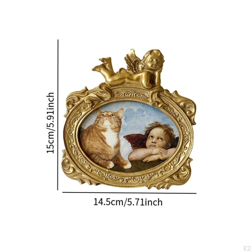 Ornate Picture Frame Resin Photo Desktop Display Wall Mounted Home Decor Farmhouse Luxury