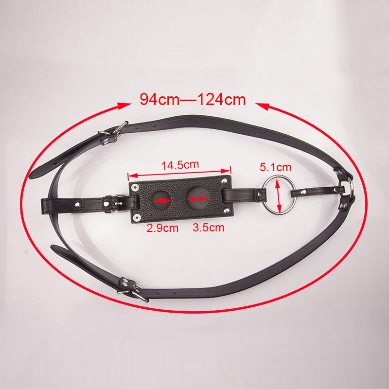 Leather Wearable Anal Plug Strap-on Harness Cock Ring Chastity Belt Strapon Buttplug Underwear,Sex Toys For Men