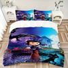 Spooky Night Adventure Print 3Pcs Bedding Setduvet Cover With 2 Bedropillowcase Home Birthday Gift