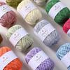 Blended Fiber Hand Knitting Yarn 1.2mm Crochet Yarn Durable Organza Yarn  Bags Hats Baskets