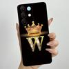For Realme 15X C85 5G Crown Initial Letter Couple Phone Case Realme15X RMX5250 RMX5253 Soft Silicone TPU Lens Protective Casing