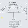 Mini Sun Umbrella Small Pocket Rain Umbrella Vinyl Folding UV Ultraviolet Protection Sun Shade Pocket Parasol Capsule