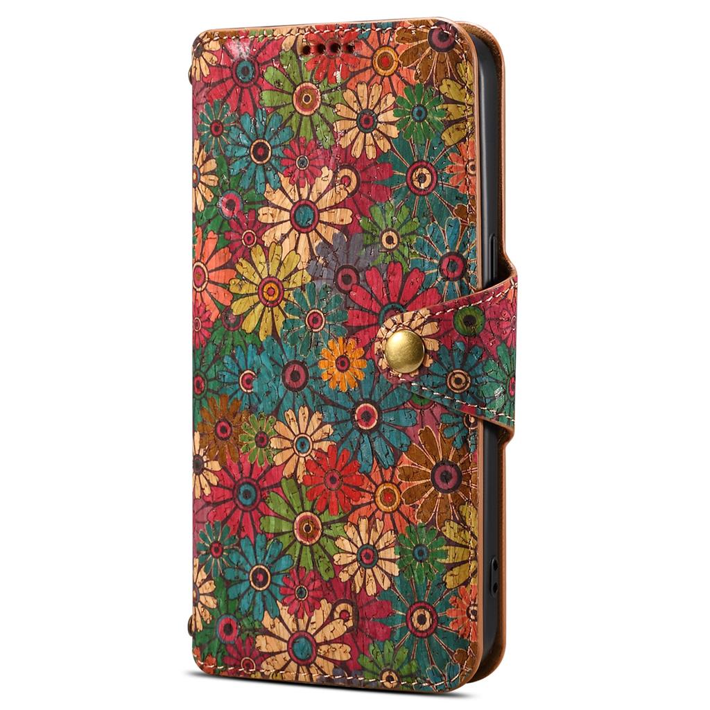 For Honor 90 Case Floral Pattern Leather Phone Cover with Wallet Stand