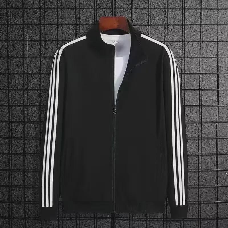 Trajes de running de ropa deportiva unisex: Manga larga, cuello alto, corte ajustado versátil para primavera/otoño.