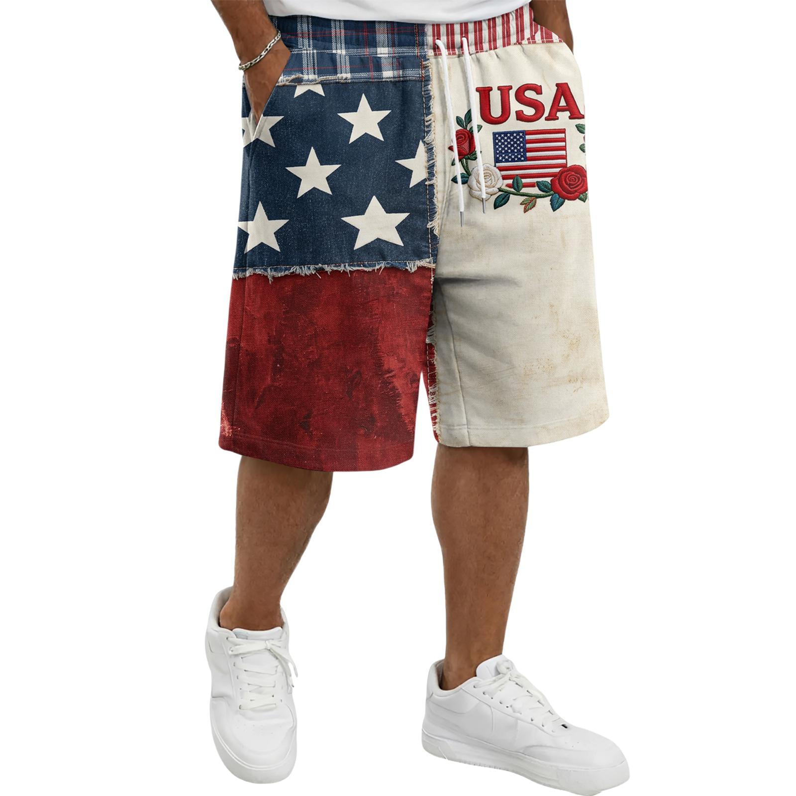 

Men s Casual -Weave Drawstring Shorts L синій