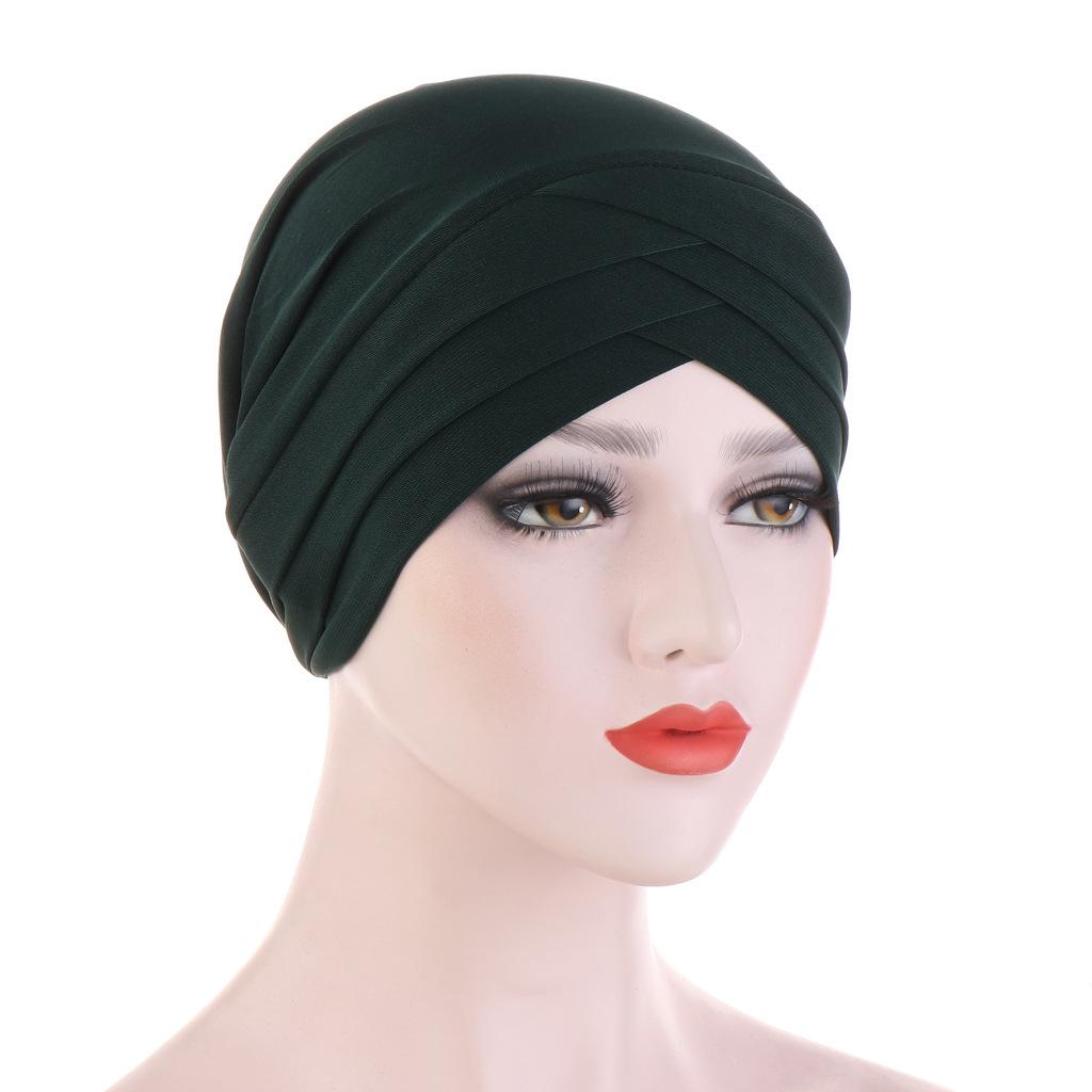 JTVOVO RUNMEIFA 2024 New Modal Full Wrapped Forehead Cross Inner Headscarf Balaclava Elastic Beanie Muslim Women Stylish Hijab