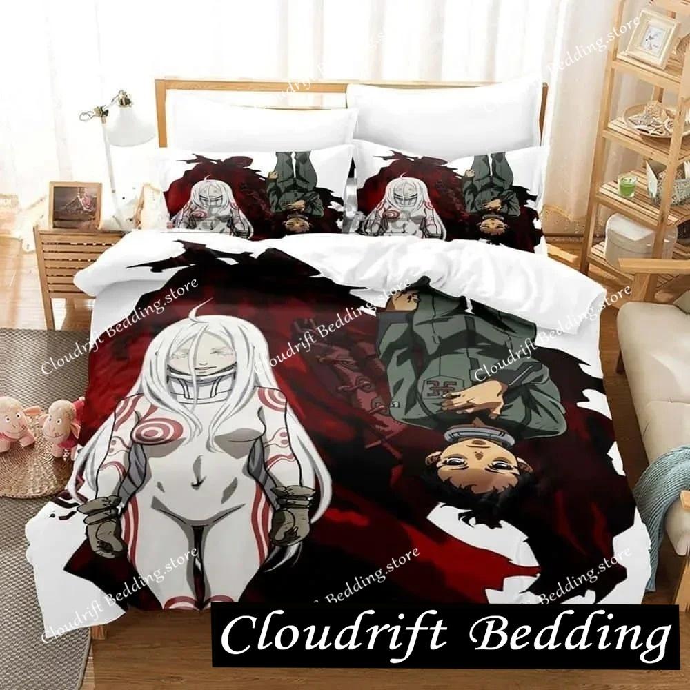 New 3D Printed Anime Deadman Wonderland Bedding Set Single Twin Full Queen King Size Bed Set Adult Kid Bedroom Duvet Cover Sets