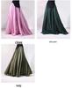 Mori Girl Cotton Linen A-Line Skirt: Elastic Waist, Long Solid Color, National Style Swing