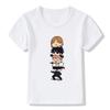Anime Jujutsu Kaisen Cartoon Print Kinder T-Shirts Kinder T-Shirt Damen T-Shirt Jungen Oberteil Erwachsene Kinder Eltern-Kind Männer Baumwolle T-Shirt