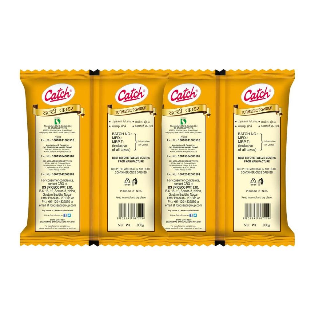 Catch Gurkmejapulver Masala/Haldi-pulver 500 g - 2-pack(1000 gram)