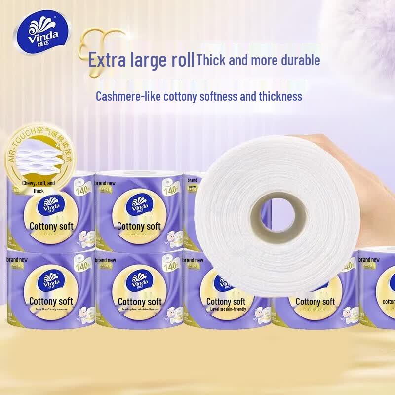 Vinda Cotton Soft 3-Ply Toilet Paper