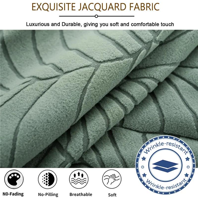 1/2/4/6pcs Jacquard Shell Chair Cover Stretch Armless Chair Slipcover Solid Color Elastic Dining Seat Cover Home Hotel Banquet