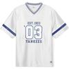 New MLB T Shirts Unisex Silver 3ATSV1143-50SIS