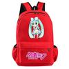 Anime Cartoon Hatsune Miku Printed Backpack for Teenager Student Girl Boy Bookbag Schoolbag Women Large Capacity Waterproof Travel Bag Gift Rucksak