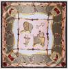 90*90cm Luxury Brand Women Silk Scarfs Saddle And Chain Design Square Scarves Spring Summer Shawls For Ladies