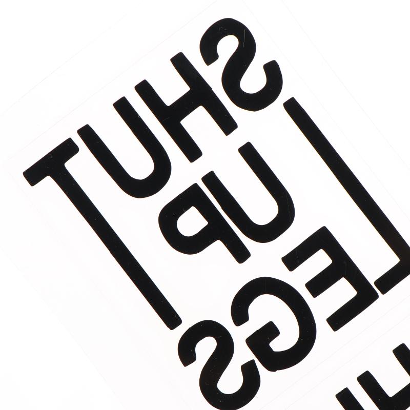 2Pcs Bicycle Frame Top Tube Stickers Shut Up Legs Bike Sticker Waterproof Vinyl Decal Decoration For Mtb Bike Accessories