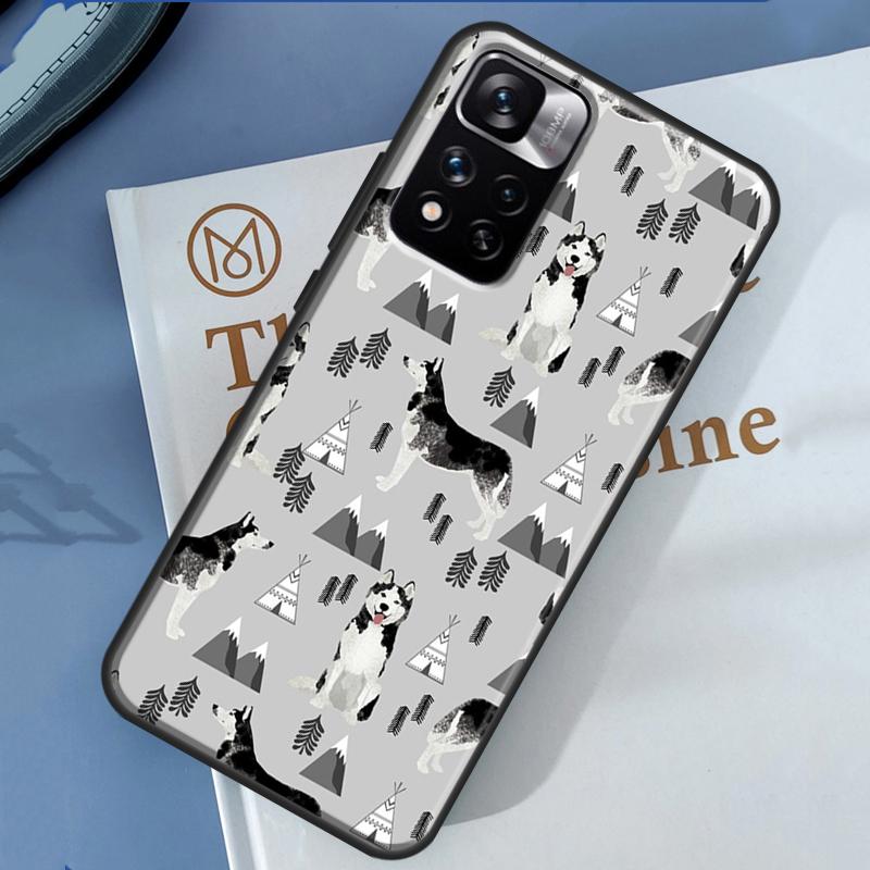 Alaskan Husky Dog Cute Puppy Case For Xiaomi Redmi 13C 10C 12C 14C Redmi Note 14 13 Pro 12 11 9 10 9S 10S 11S 12S Cover