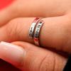 Sono Abbastanza/Ci Sono Anello Wrap Semplice in Acciaio Inossidabile Anello Ispirazionale