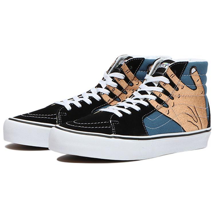 Imran Potato x Vans Sk8-Hi VR3 LX Black Navy Unisex Sneakers White Fenugreek VN0A5EE7B7F