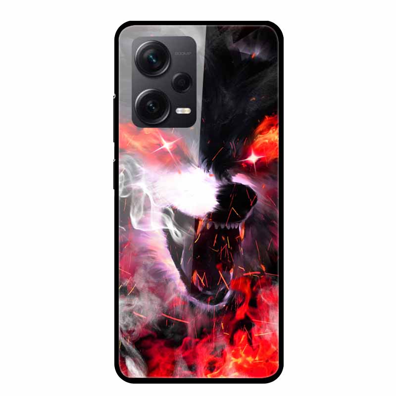 Tempered Glass Cases For Redmi Note 12 Pro Plus 5G Covers Note12 Hard Back Covers for Xiaomi Redmi Note 12 Pro Capas Protective