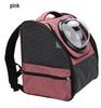 Breathable Transparent Cat Backpack with Detachable Double-Shoulder Design