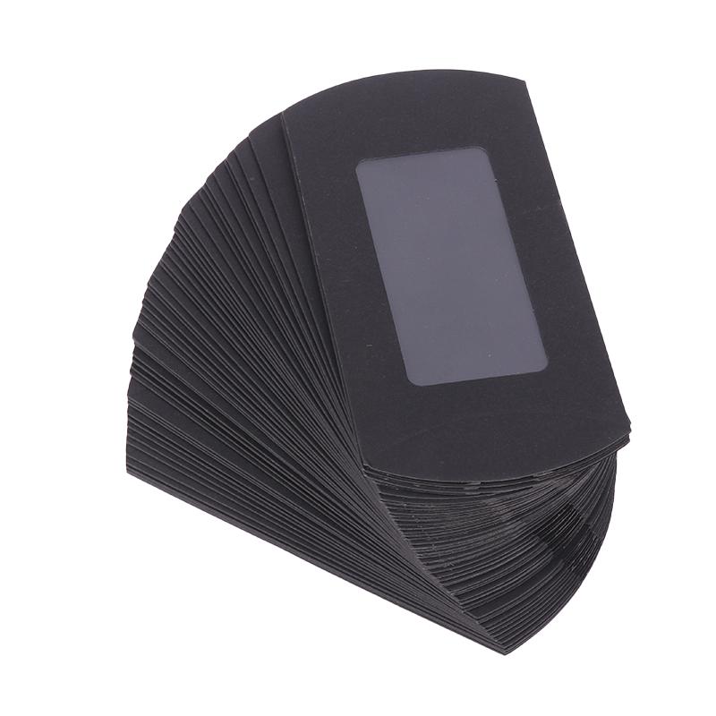 50Pcs Kraft Paper Pillow Box With Clear Window Candy Packaging Box For Birthday Parties Baby Showers And Wedding Party