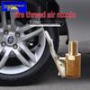 Car Inflator Pump American Thread Air Nozzle: Quick-Convert Clip-on for Car Pump Accessories