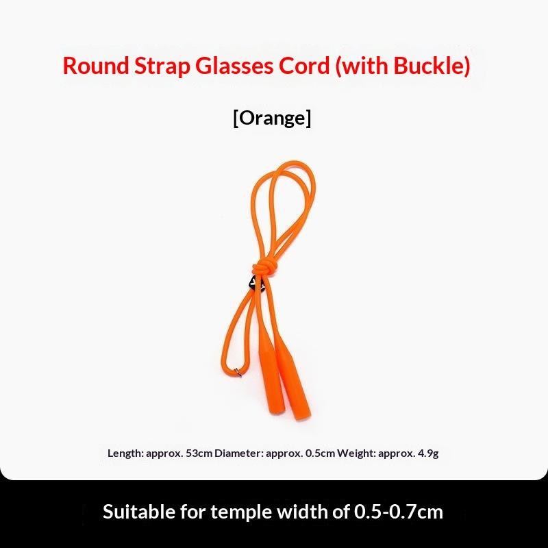 Silicone Children Glasses Chains Eyeglasses Adjustable Anti-Slip Anti-Fall Sunglasses Sport Band Cord Holder For Kids And Adult